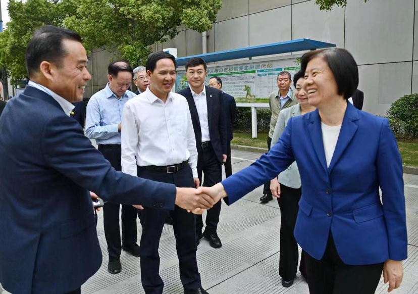 全國(guó)政協(xié)副主席沈躍躍一行赴企業(yè)調(diào)研