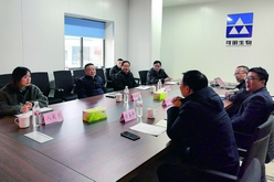 縣人大主任邵永明來可明生物調研